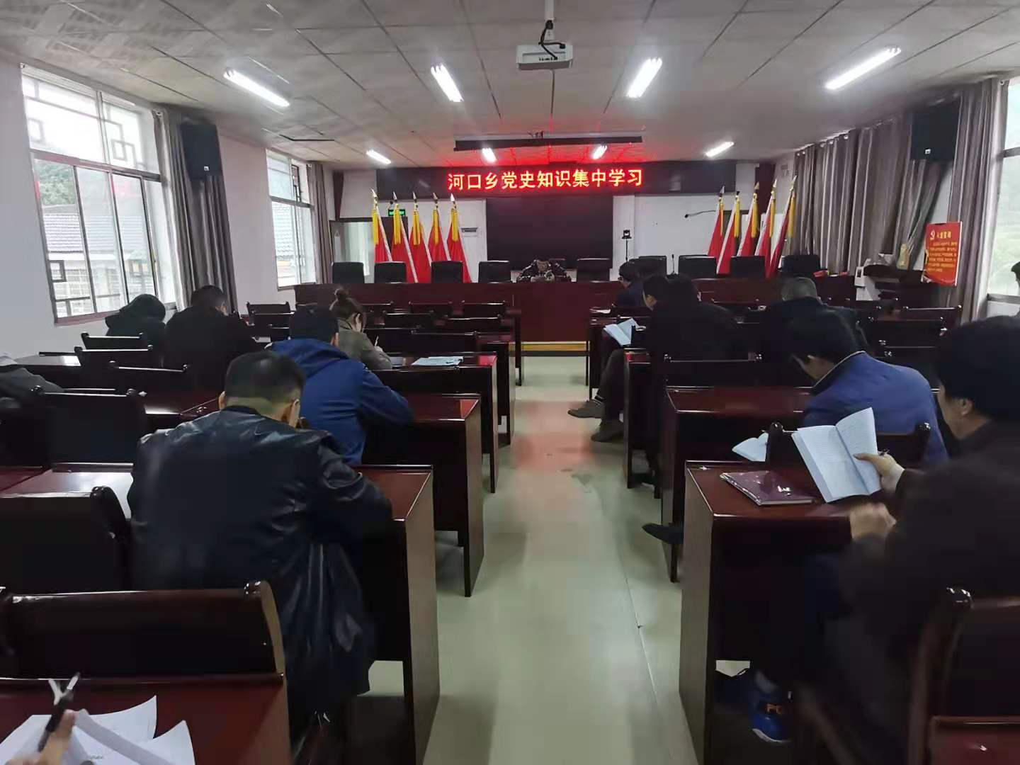 河口乡：齐学党史强信念    赓续精神担使命