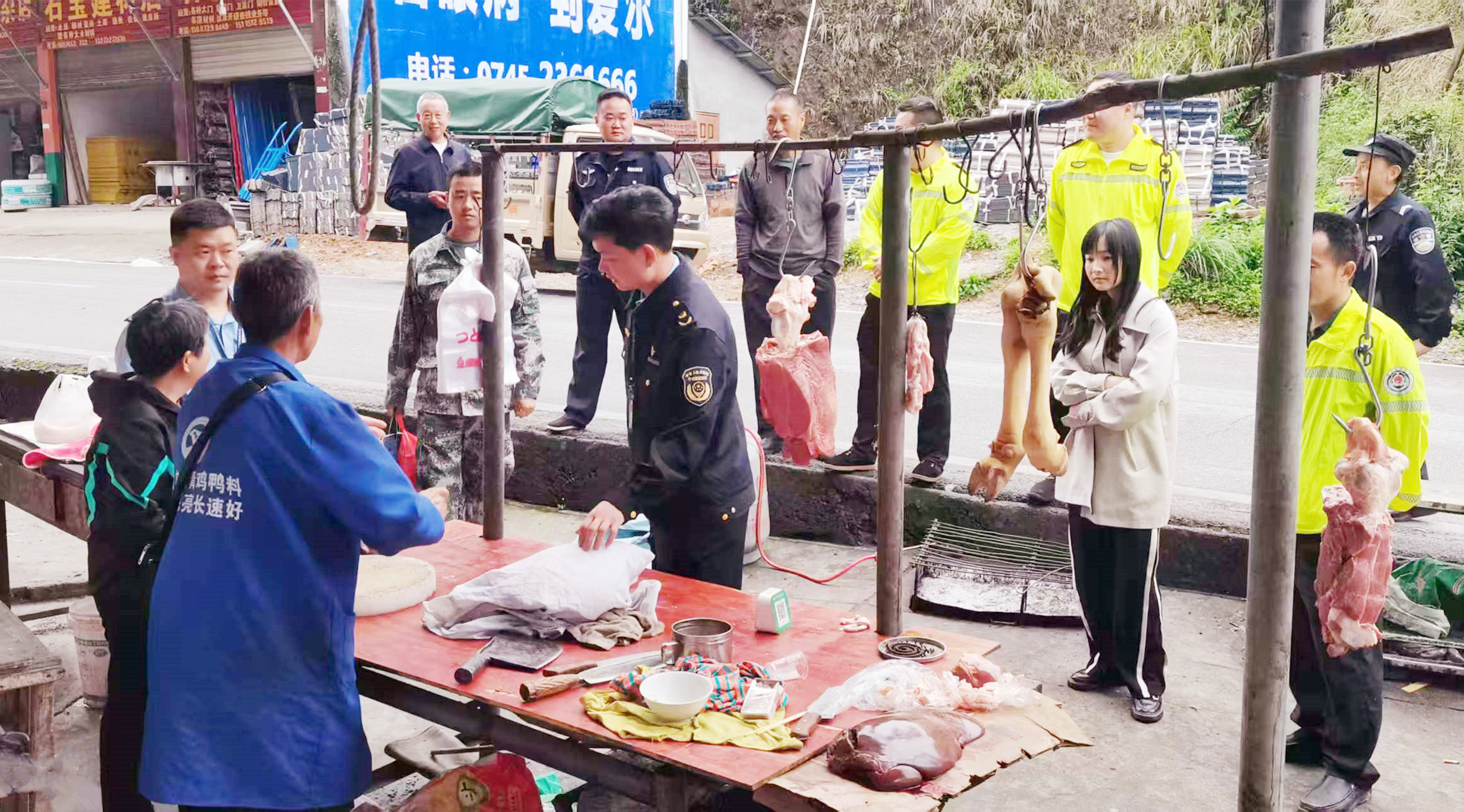 中方县市场监督管理局开展整治制售假劣肉制品专项行动