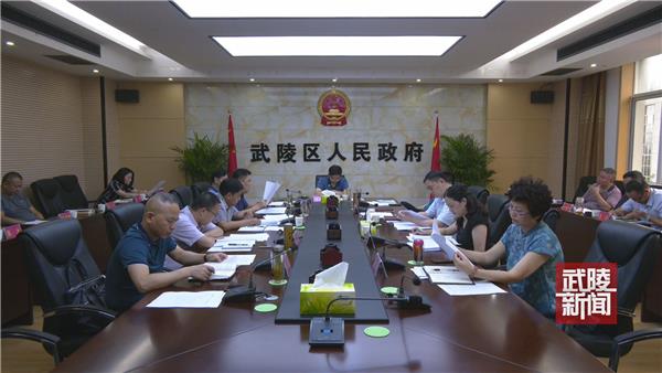 武陵区政府召开2020年7月份党组会暨区长碰头会