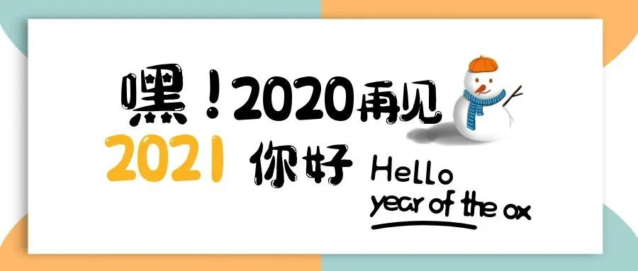 再见，2020！