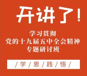 用十九届五中全会精神武装思想，勾勒“一区五地”最美模样