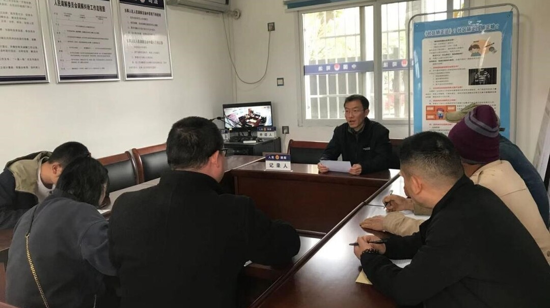 东江司法所组织社区矫正对象 学习中共党史