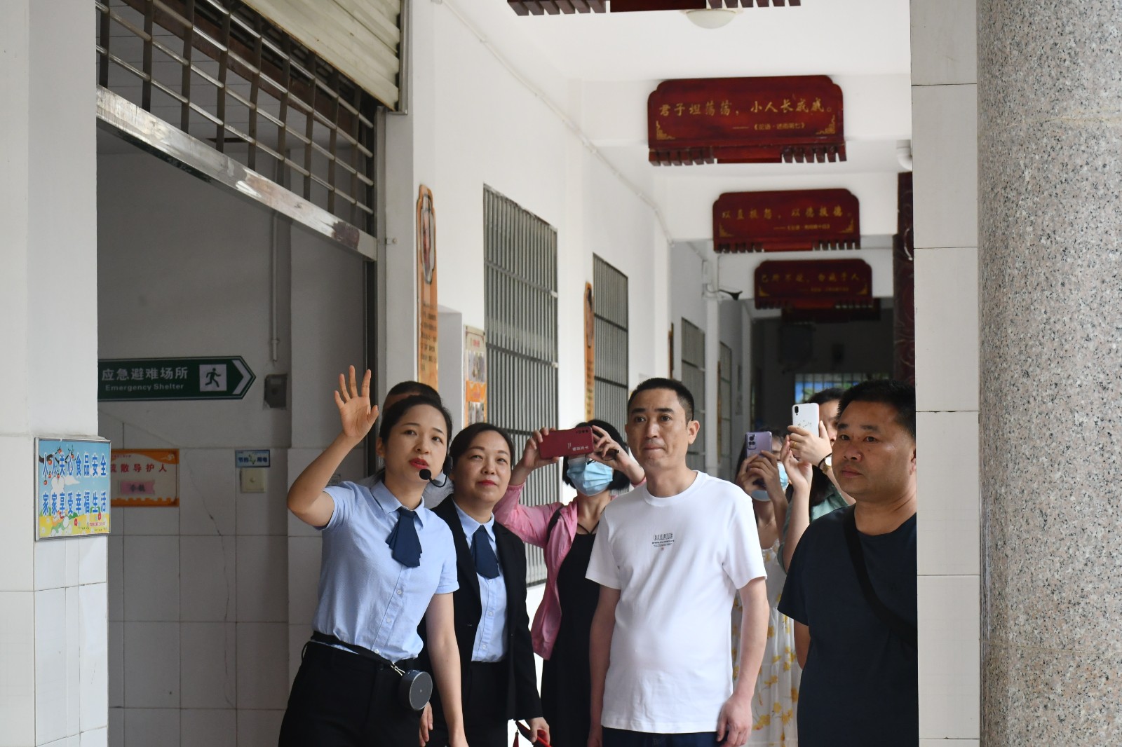 岳阳平江县加义学区教育同仁赴工农小学观摩交流