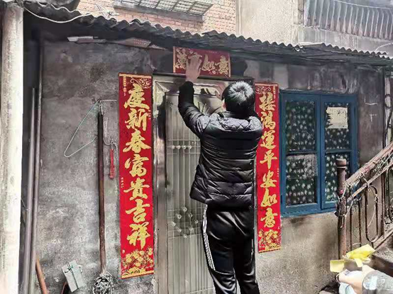 永安街道：迎佳节赠春联，关爱留守送温暖