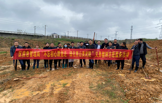 不忘初心跟党走 绿化青山美武陵