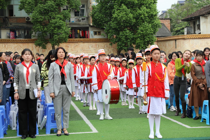 常德市乡村少先队大队辅导员培训班现场观摩活动走进武陵区东升小学
