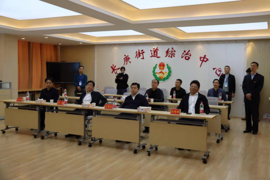 市委常委、政法委书记刘国龙调研长庚街道网格化治理工作