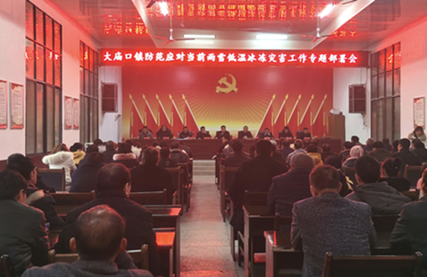 大庙口镇：“三个强化”做好灾害天气防范