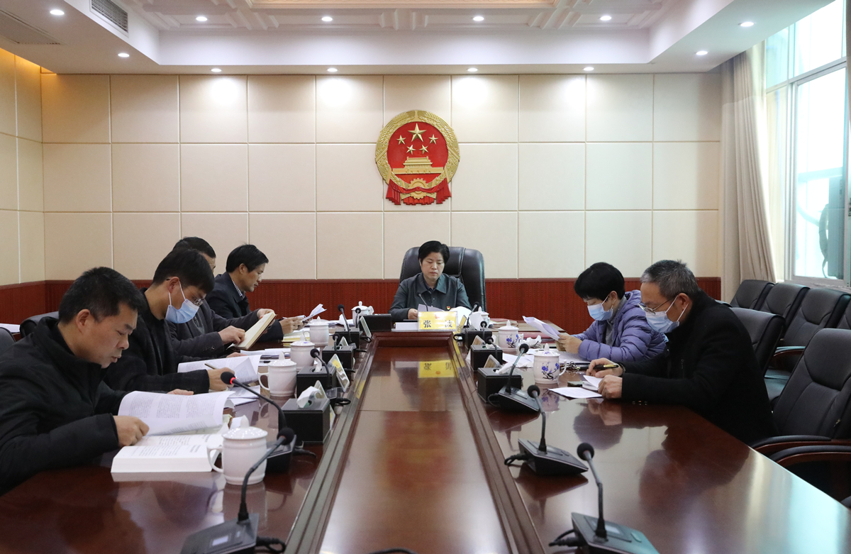 东安县人大常委会党组召开2020年度民主生活会
