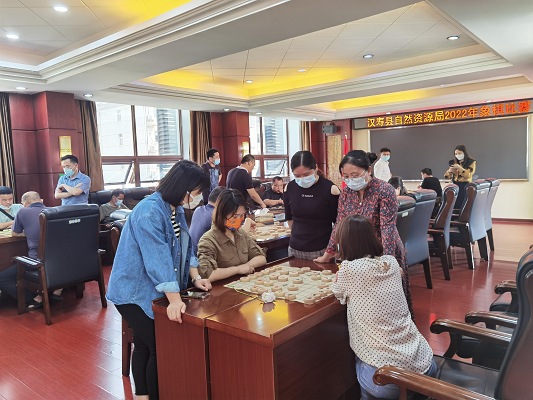 汉寿县自然资源局举行象棋比赛