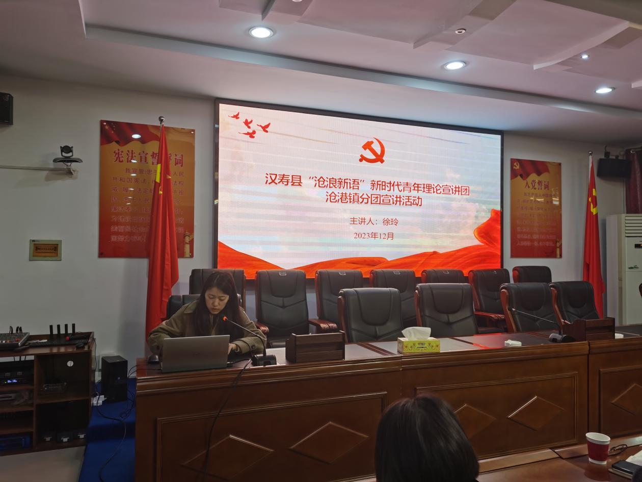 【沧浪新语】汉寿县“沧浪新语”新时代青年理论宣讲团沧港分团开展宣讲活动