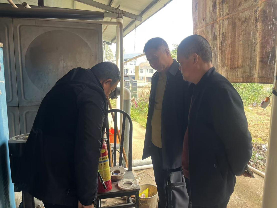 汉寿县沧港镇开展节前供水安全大检查