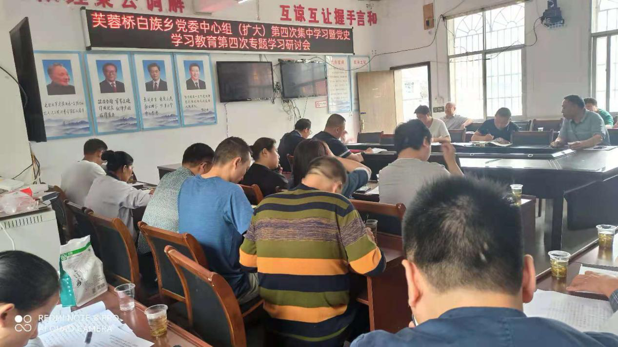 芙蓉桥白族乡开展党史学习教育 “学史力行”专题研讨