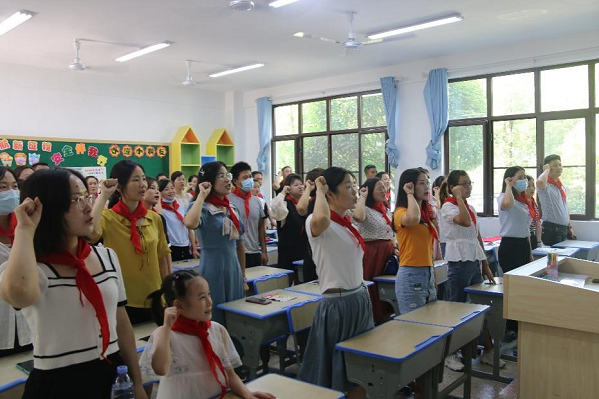 常德市武陵区紫菱小学秋季开学 ：严格防疫，喜迎新生