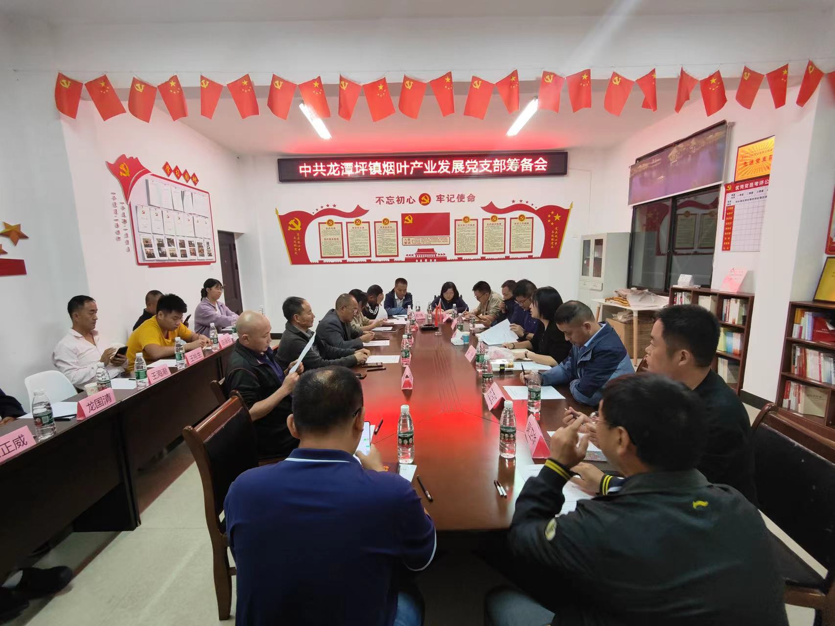 龙潭坪镇：成立烟叶产业发展党支部 保障烟叶产业稳定向好发展