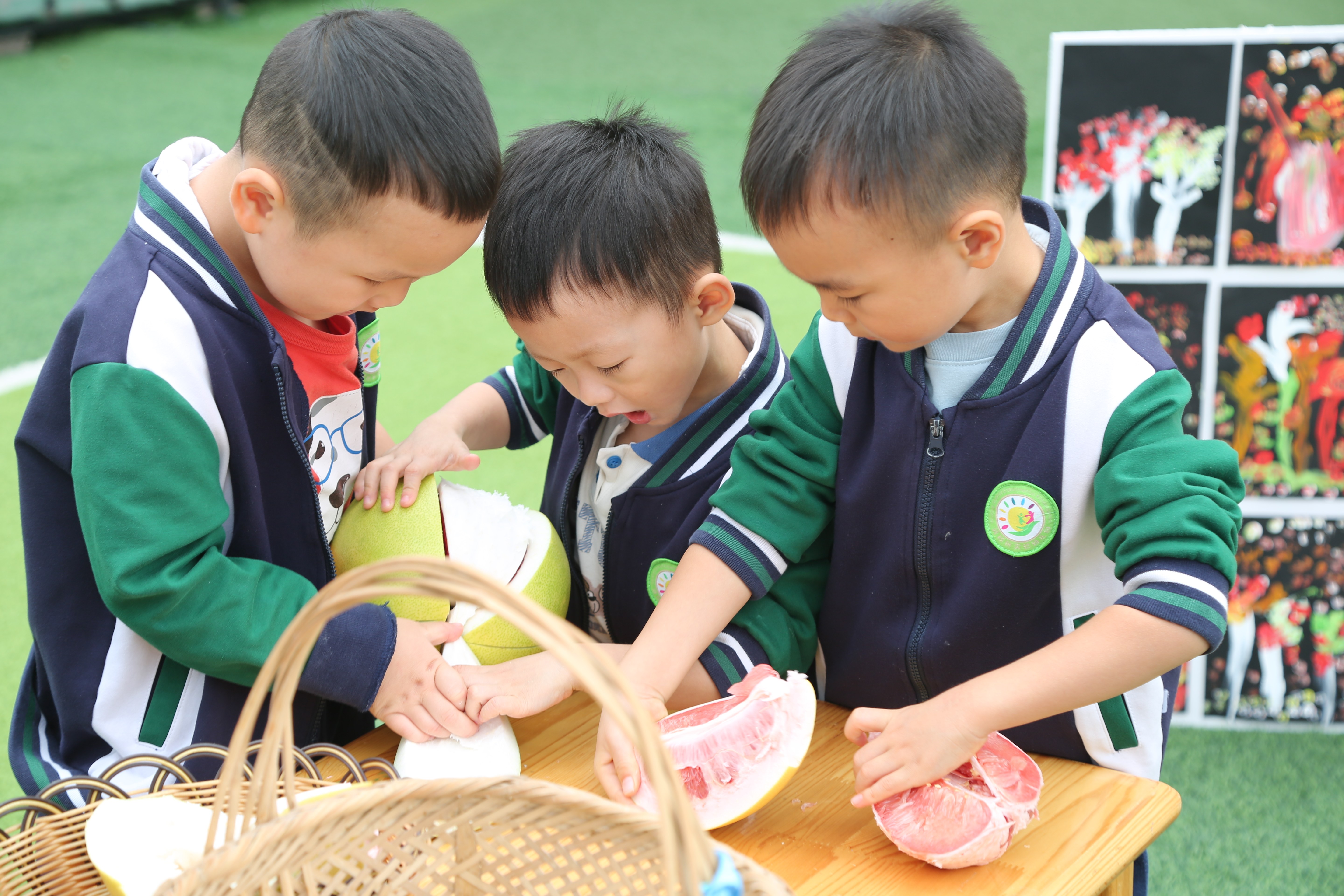 武陵区实验幼儿园开展“晒秋”主题活动