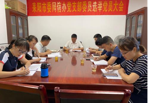 市委网信办召开主题党日活动