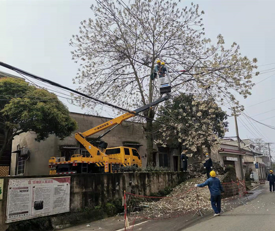 為民辦實(shí)事 橫街社區(qū)協(xié)調(diào)砍樹(shù)除隱患