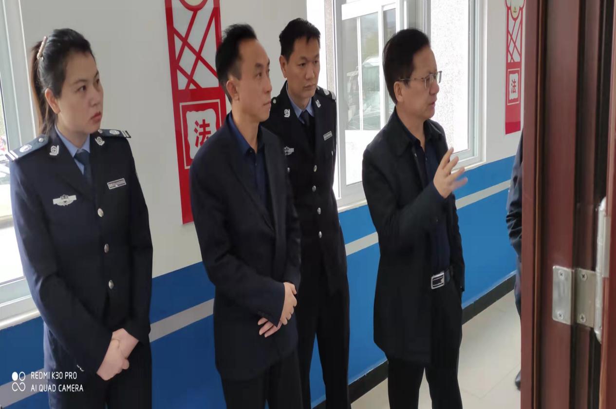 省司法厅调研中方县司法所工作