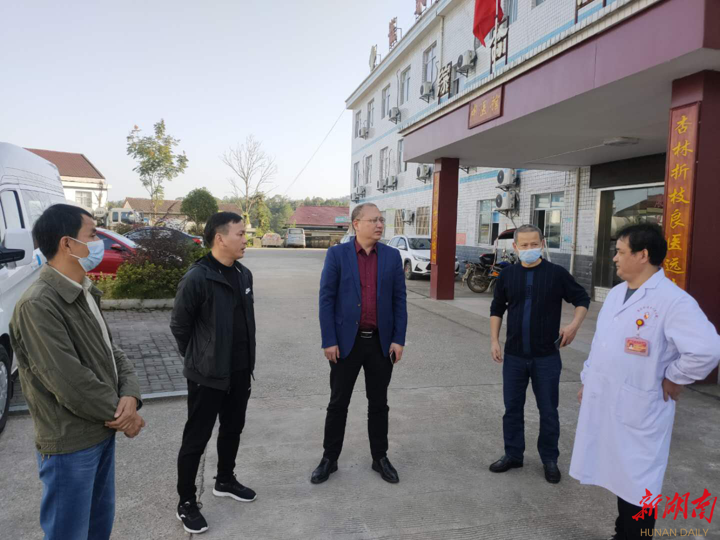 常德市社会救助事务中心来汉寿检查长期流浪乞讨人员安置、回访工作