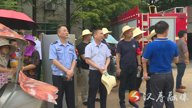 汉寿：依法拆除沧浪街道一处违法建筑