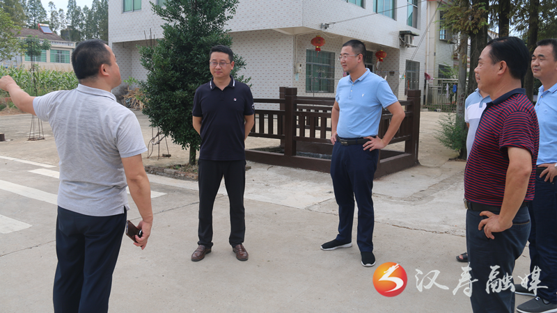 汉寿县领导何彦兵到洋淘湖镇调研脱贫攻坚工作