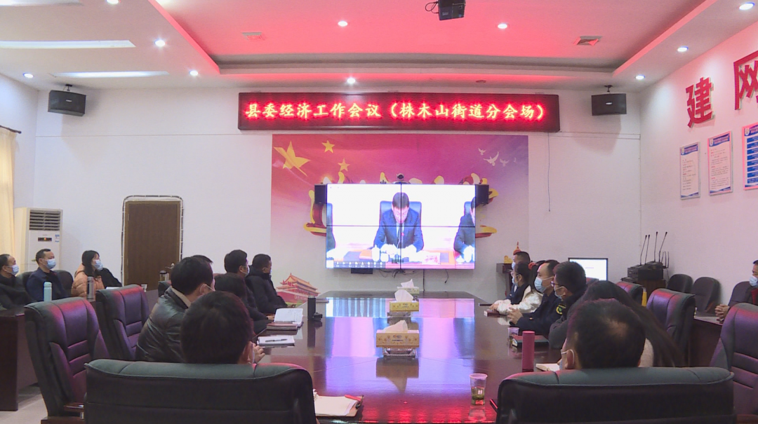 汉寿县乡镇（街道）分会场集中组织收看汉寿县委经济工作会议