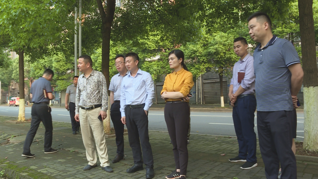 【文明城市共建共享】汉寿县领导督导检查县城区创文工作