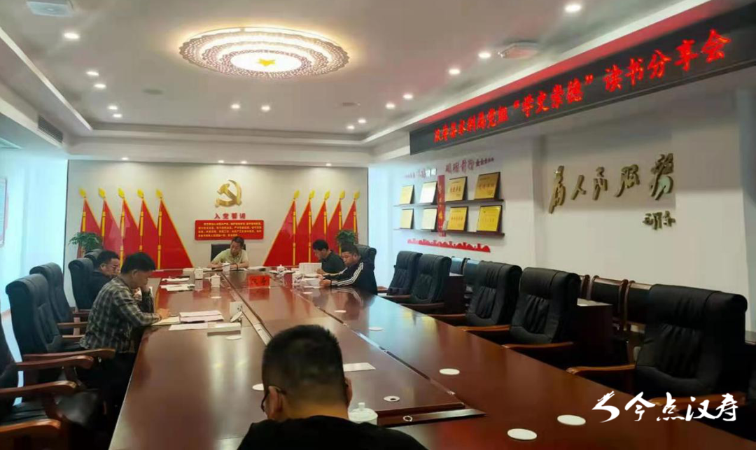 汉寿县水利局中心组开展“学史崇德”读书分享会
