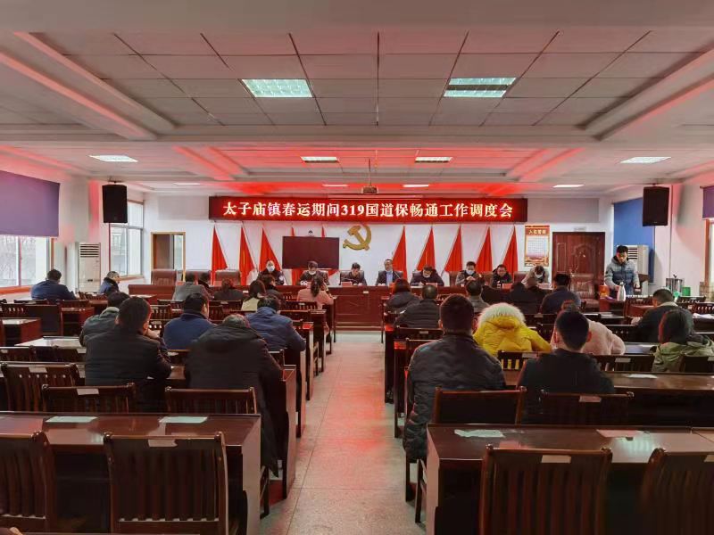 太子庙镇：召开春运期间319国道保畅通工作调度会