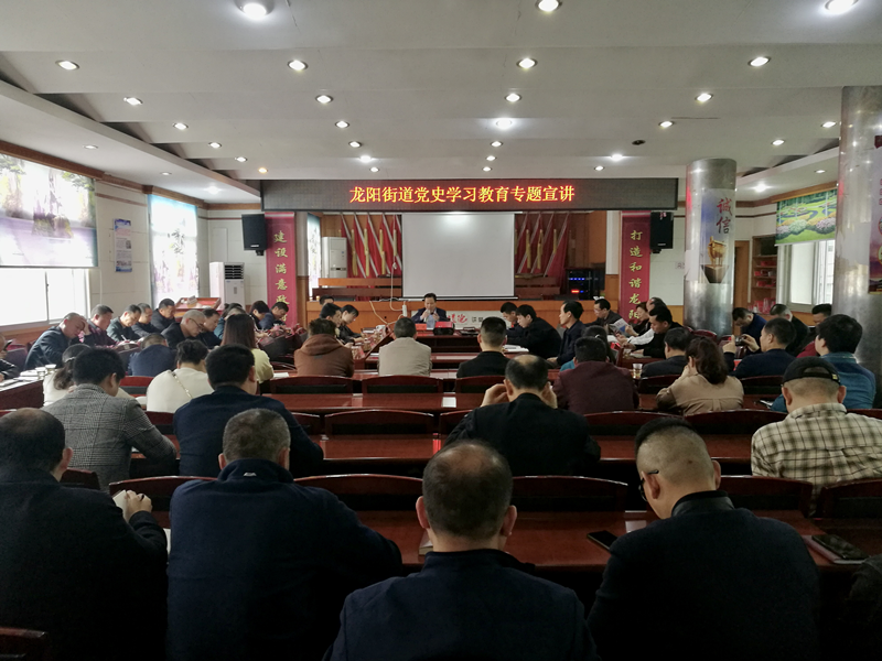 龙阳街道：召开党史学习教育专题宣讲会