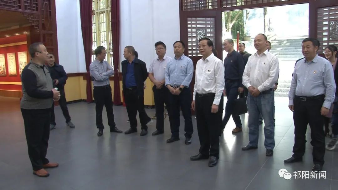 省生态环境厅机关党支部来祁开展党日活动