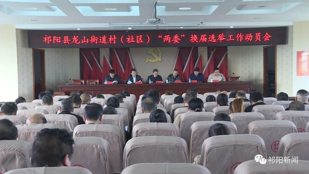 龙山街道召开村社区两委换届选举工作动员会