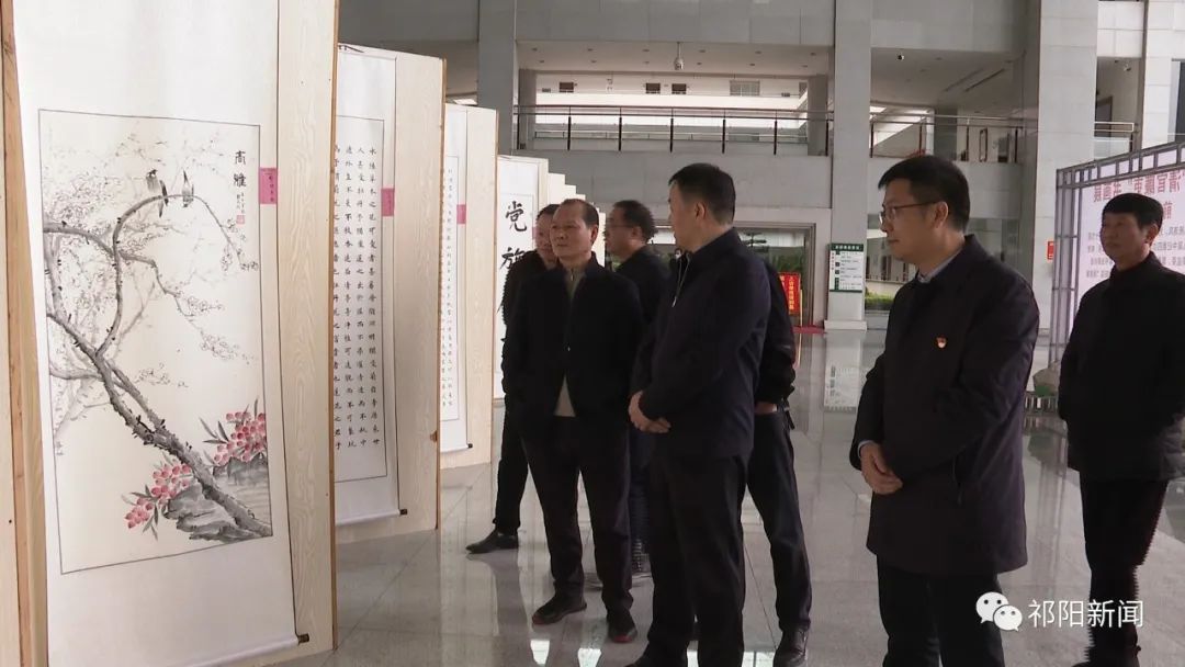 我县举办“清官廉吏”书画展