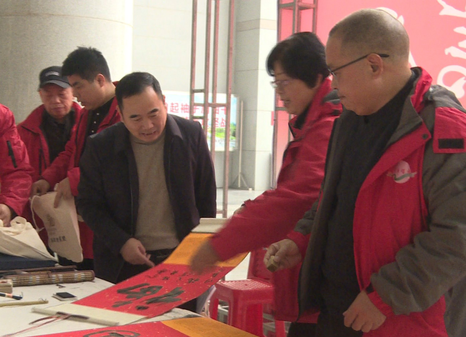 我县举办首届行书展