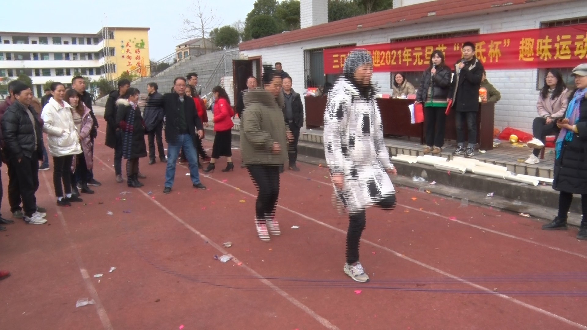 三口塘镇：趣味运动迎新年