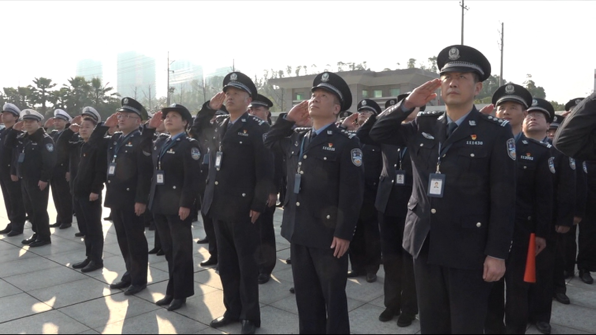 祁阳公安：新年升国旗开启新征程