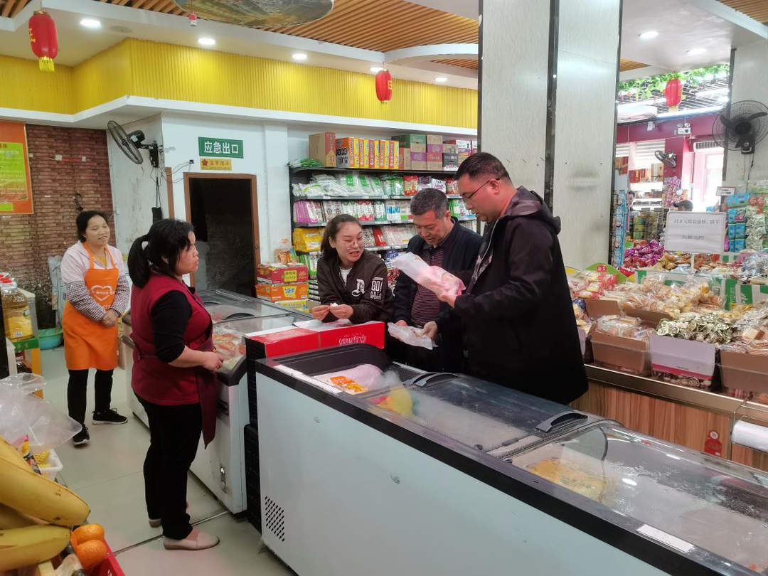 祁阳潘市镇：开展部门联合检查 保障食品消防安全