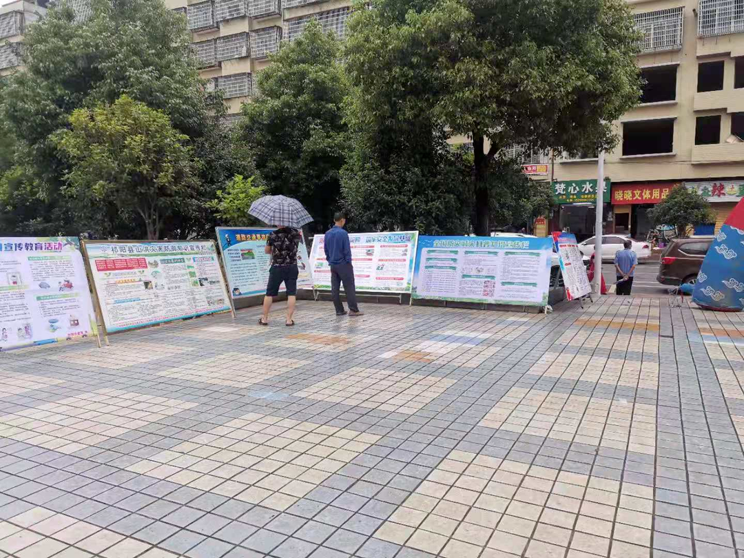 祁阳龙山街道开展“防灾减灾日”宣传活动
