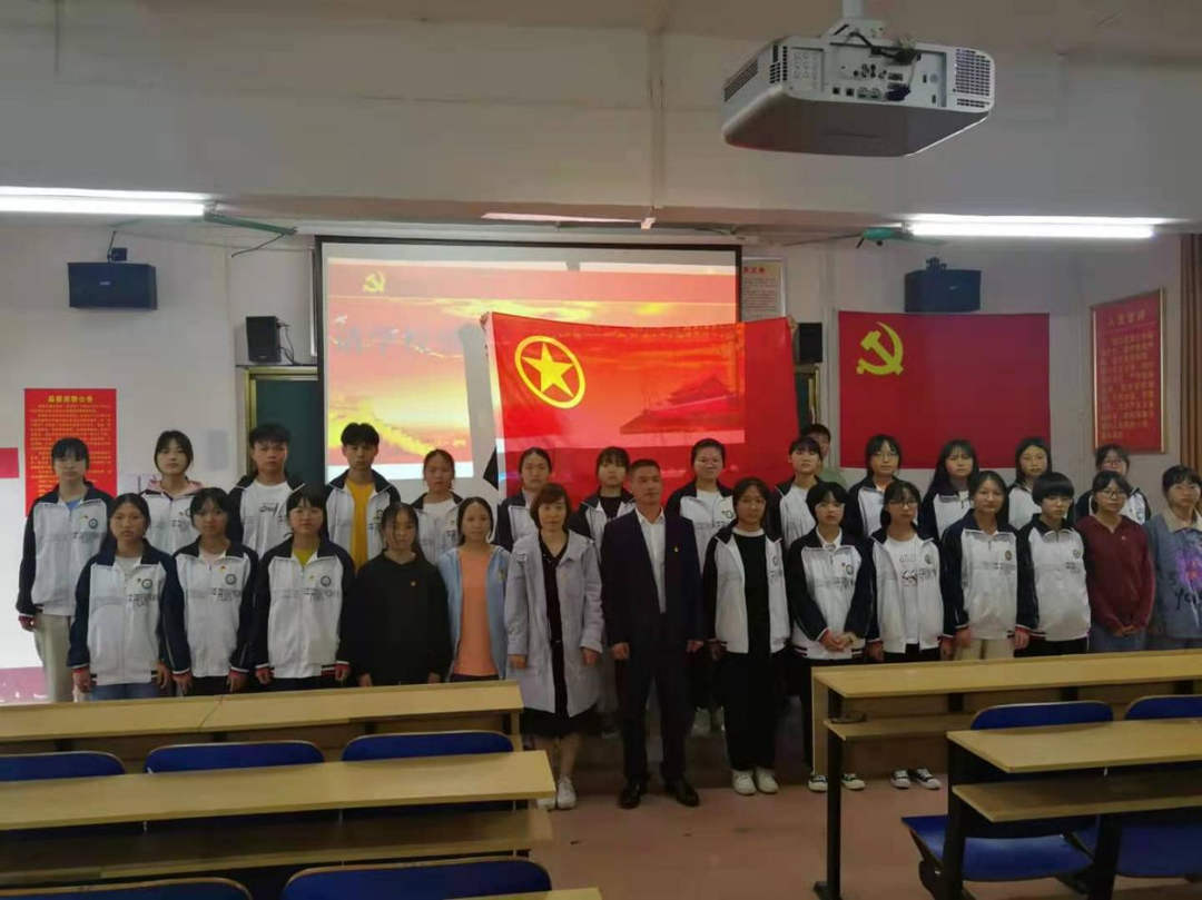 茅竹镇中学青春心向党 奋进谱华章