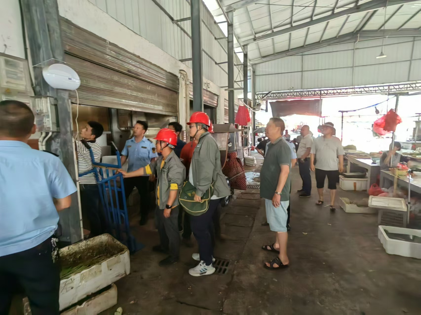 【安全守底行动】汉寿县毛家滩回维乡：多部门联合开展民族市场消防安全“回头看”专项整治行动