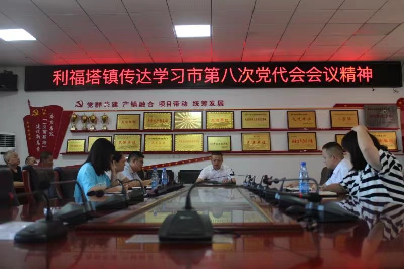 利福塔镇传达学习市第八次党代会精神