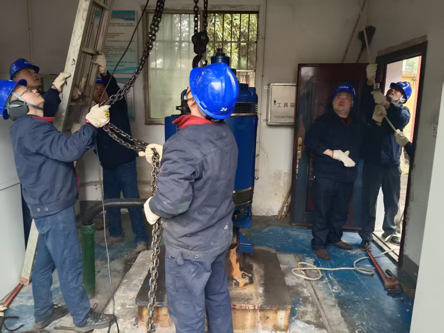 江南工业集团机动能源中心：党员突击队冲锋在前，保障供水设备安全运行