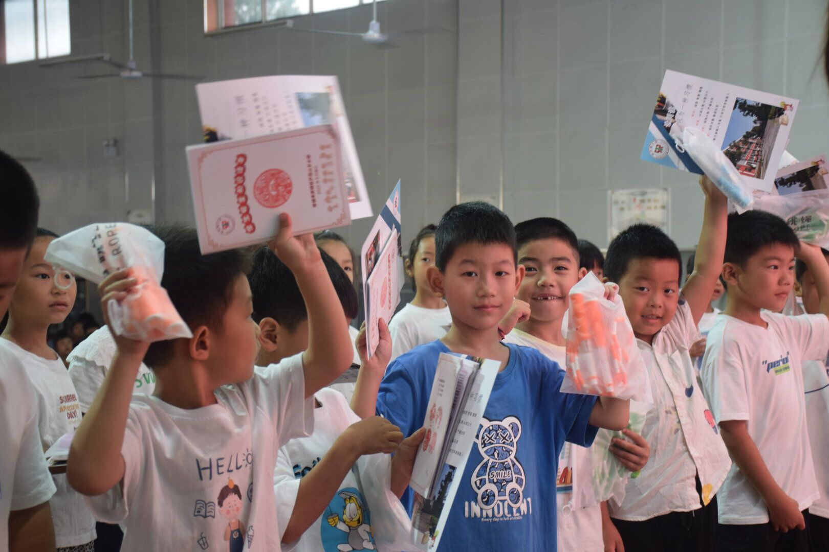 社木铺小学：对“暗号”开启别样开学典礼
