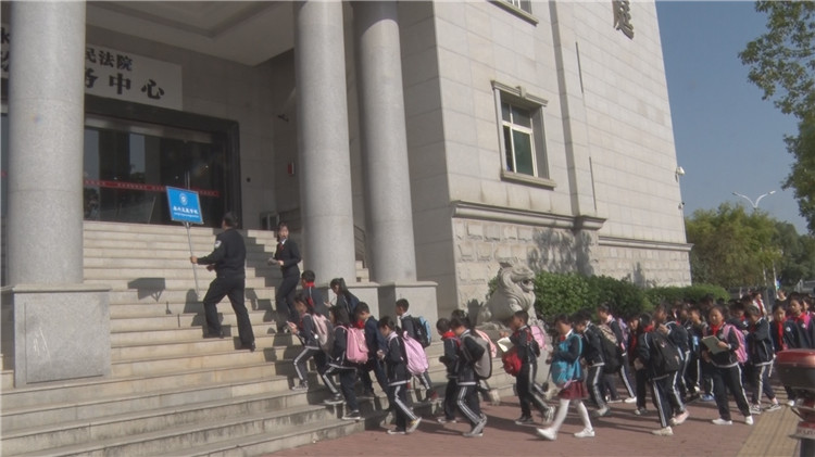 永兴县人民法院公众开放日：邀请小学生走进法院参观学习