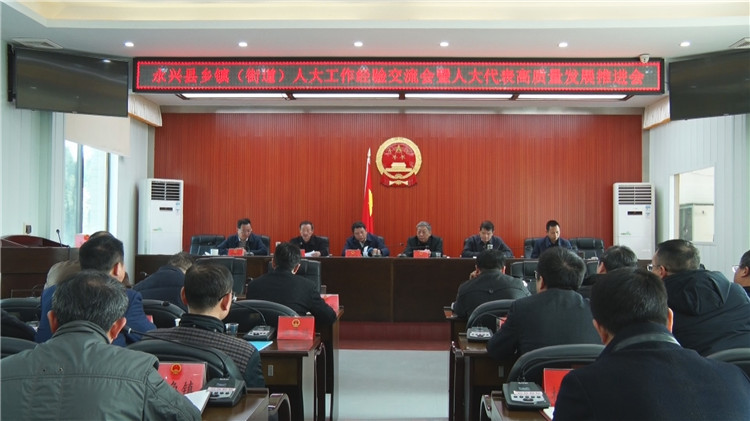 全县乡镇（街道）人大工作经验交流会暨人大代表高质量发展推进会召开