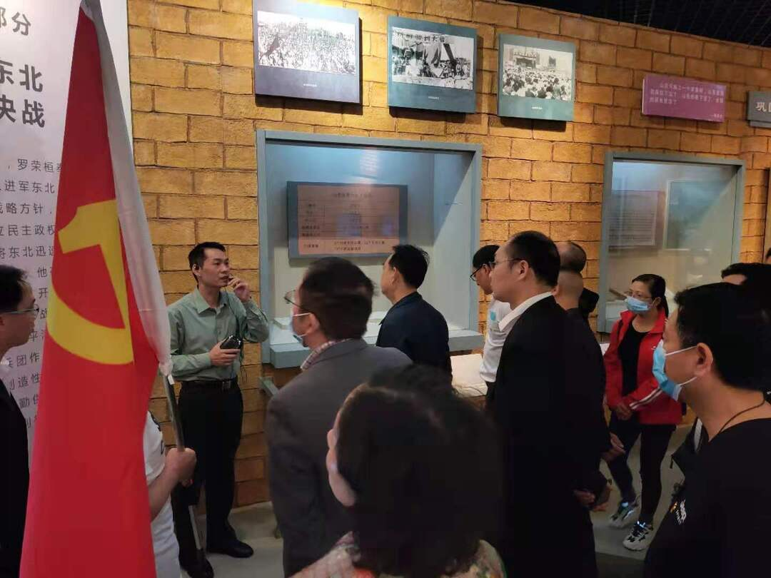 永兴县残联寻访红色印迹 打造“体验式”党史学习教育模式