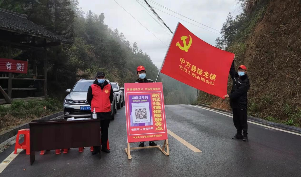 接龙镇：党旗迎风扬 党员勇当先