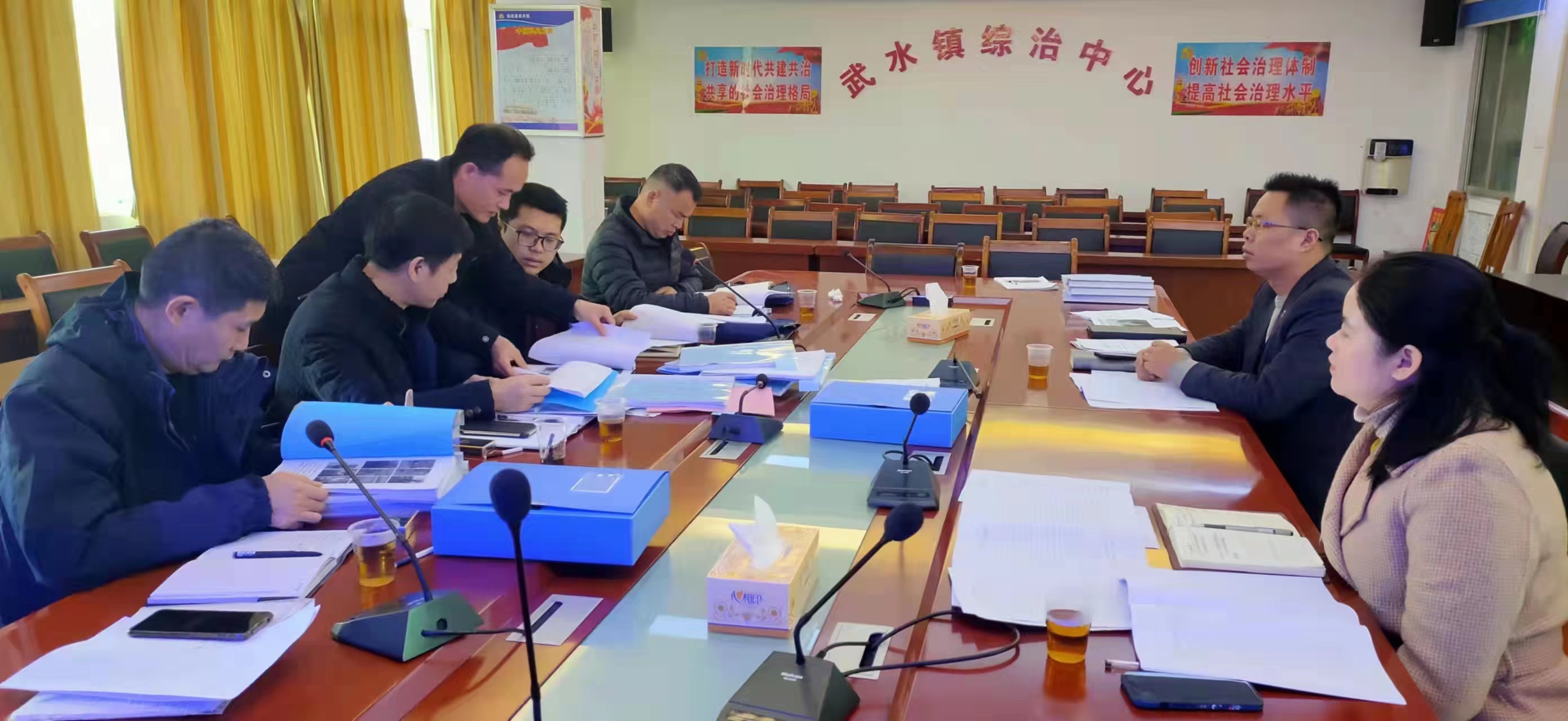 市第一季度安全生产监督组督查武水镇安全生产工作
