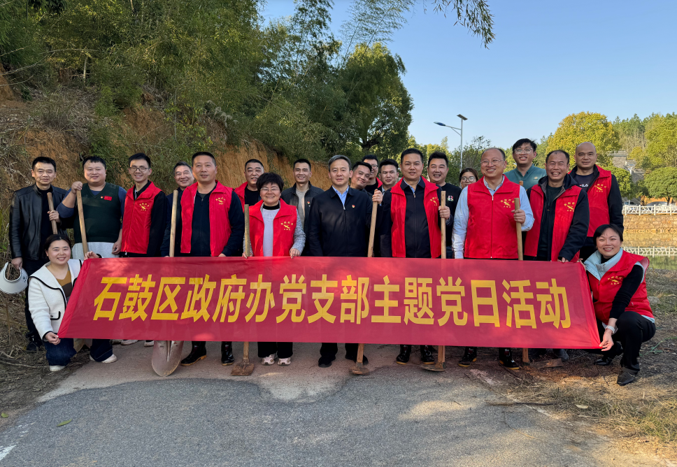 播种绿色希望 共建美丽家园​  ——区政府办公室党支部开展义务植树主题党日活动